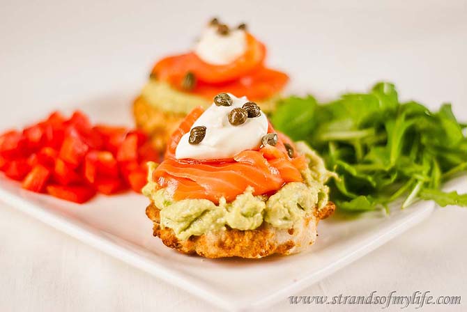 Salmon & Avocado on Tapioca Bread Rolls – gluten and grain-free and low FODMAP by Strands of My Life