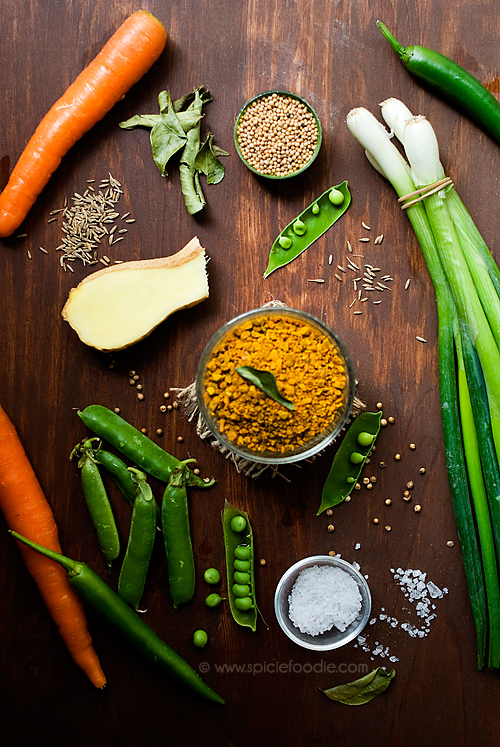 Indian Spiced Chicken or Vegetable Turmeric Soup by Spicie Foodie 