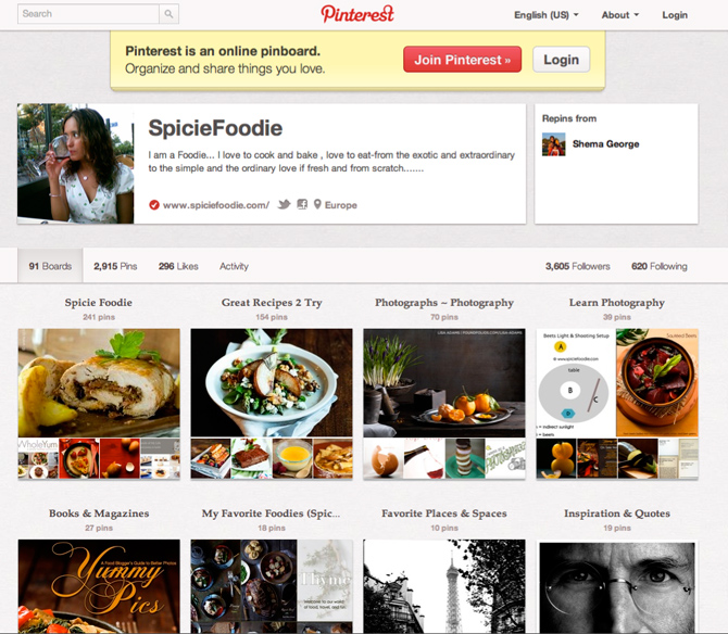 Follow Spicie Foodie on Pinterest