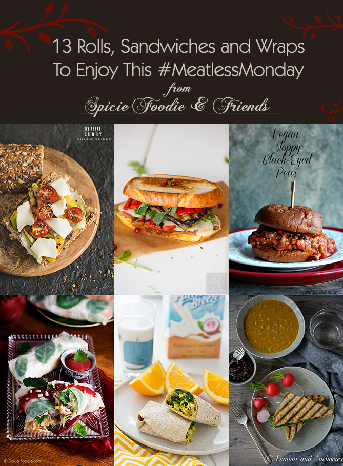 13 Rolls, Sandwiches and Wraps To Enjoy This #MeatlessMonday