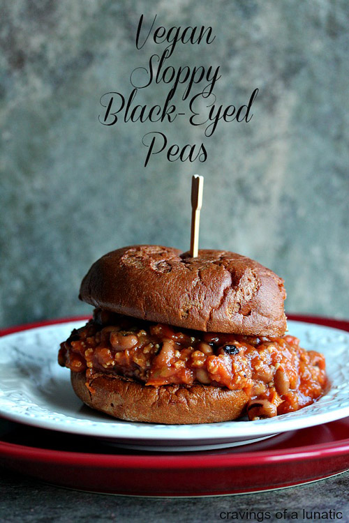 Vegan Sloppy Black-Eyed Peas by @CravingsLunatic | #MeatlessMonday
