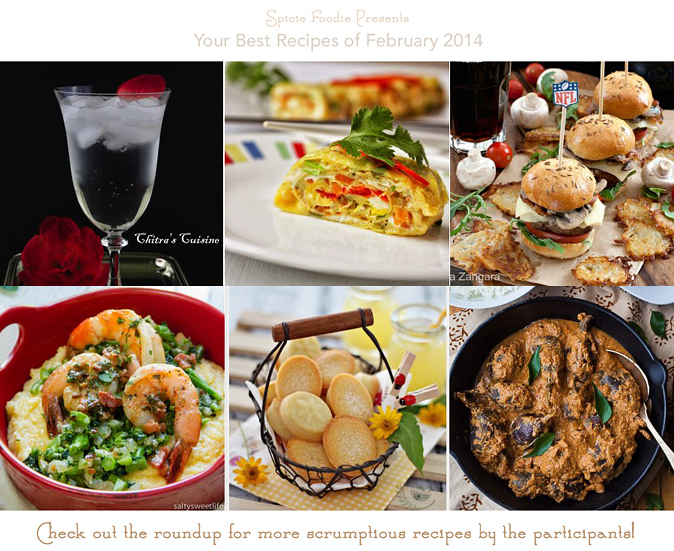 Your Best Recipes of February -- Your Best Recipe event on SpicieFoodie.com