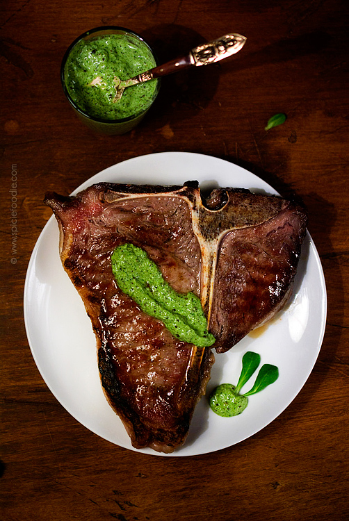 Spicy Cilantro and Hemp Seed Sauce by @SpicieFoodie | #cilantro #hempseeds #sauce #steaksauce