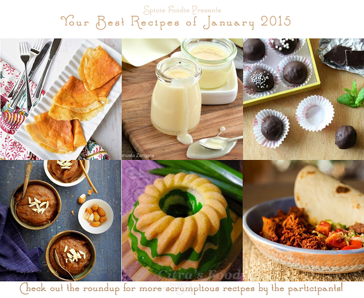 Your Best Recipes of January -- Your Best Recipe event on SpicieFoodie.com