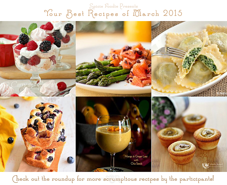 Your Best Recipes of March -- Your Best Recipe event on SpicieFoodie.com